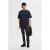 SELECTED HOMME loose fit T-shirt SLHLOOSEOSCAR donkerblauw