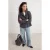 TRENDYOLMİLLA Dames Grijs Colorblock Driekwart mouw Oversized Vesten