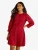 love & roses Jurk  rood