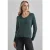 Street One Dames Fijn gebreide trui in Groen