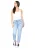 M&Co dames mom jeans met hoge taille, taps toelopende rechte pijpen