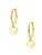 Hey Happiness Oorbellen ‘Heart Huggie’  goud