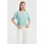 Basis Geweven Ronde Hals Korte Mouw T-Shirt