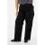 Zizzi high waist wide leg jeans black denim