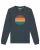 Watapparel Sweatshirt ‘ Retro Sunset Ocean ‘  antraciet / gemengde kleuren