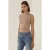 Gerimpelde Halve Col Crop Top