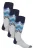 Heat Holders – 3 paar Ultra Lite skisokken voor heren – Gray Zig Zag