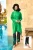 Groene hoogwaardige Burkini-set met volledige dekking