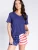 PJ Salvage Pyjamabroek ‘ Rad White & Blue ‘  blauw / rood / wit
