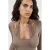 Kanten Halterneck Rekbare Viscose Top