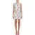 Moschino Short Dress In Broderie Anglaise Flower ChinÉ White