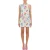 Moschino Short Dress In Broderie Anglaise Flower ChinÉ White