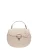 Luisa Vannini Beige Rundleer Tas