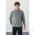 Mannen Pluche Half-Zip Sweatshirt