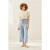 Louise Misha Pants Virgilia White – Blue Stripes