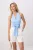 TRENDYOLMİLLA Dames Blauw Stippen Driekwart mouw Getailleerd Blouses