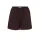 WE Fashion Broek  donkerbruin / wit