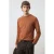 Mango Man regular fit longsleeve – middenoranje