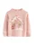 Next Trui ‘Christmas Gingerbread House’  cappuccino / rosé / knalrood / natuurwit