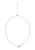 faina Ketting  zilver / parelwit