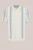 WE Fashion – Heren regular fit gebreide polo met streep – Regular fit – Gebroken wit – Katoen –