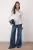 TRENDYOLMİLLA Meisjes Wit Effen Lang Slim fit Overhemden