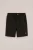 WE Fashion – Jongens regular fit sweatshort met embroidery – Regular fit – Zwart – Katoen –