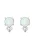 ELLI Oorbellen  aqua / zilver
