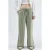 Viscose-Linnen Gecombineerde Wijde Pantalon
