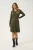 Jurk Feminine olive