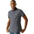 Regatta Heren Tiver Gestreept Poloshirt (Marine/steenwit)