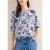 Cecil Dames Gedessineerde blouse in Wit