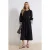 Platte maxi-jurk voor dames met Truvakar-mouwen, casual/dagelijks, A-lijn model