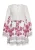 usha FESTIVAL Jurk  navy / pink / rood / wit