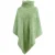 Unique Living poncho dara tea green -80x75cm