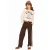 Retour Jeans rechtvallende longsleeve met print – beige