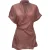 Rick Owens gedrapeerde wafelgebreide wikkelblouse in roze viscose