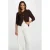 Morgan gebreid vest – donkerbruin
