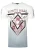 T-shirt met ronde hals en voorkant met opdruk