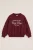 WE Fashion – Meisjes oversized sweater met print – Oversized – Bordeauxrood – Katoen –
