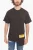 T-shirt met ronde hals en taillezak van katoen