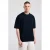 America Today relaxed fit gebreide T-shirt – donkerblauw