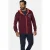 Jan Vanderstorm sweatvest Plus Size RODERICH donkerrood