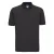 Russell Heren 100% Katoenen Korte Mouw Poloshirt (Zwart)