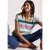 Street One Dames Gestreept shirt in Groen