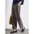 Broek met High Waist en rechte pijpen, met knoopdetails