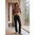 High Waist Bootcut-jeans met Slim Fit-pasvorm
