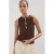 Mango top – bruin