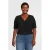 Plus Basics top van travelstof zwart