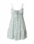 HOLLISTER Jurk  lichtblauw / jade groen / wit